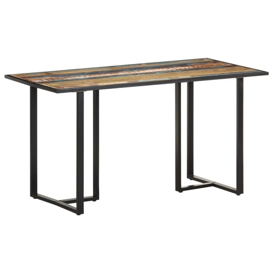 Mesa de comedor de madera maciza reciclada 140