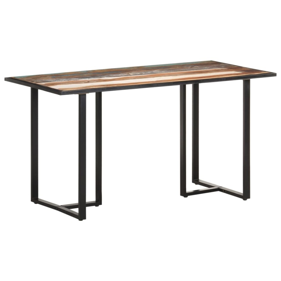 Mesa de comedor de madera maciza reciclada 140