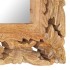 Espejo tallado a mano marrón 110x50 cm madera maciza de