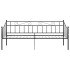 Estructura de sofá cama sin colchón metal negro 90x200