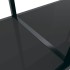 Mesa consola vidrio templado negro 200x35x75,5