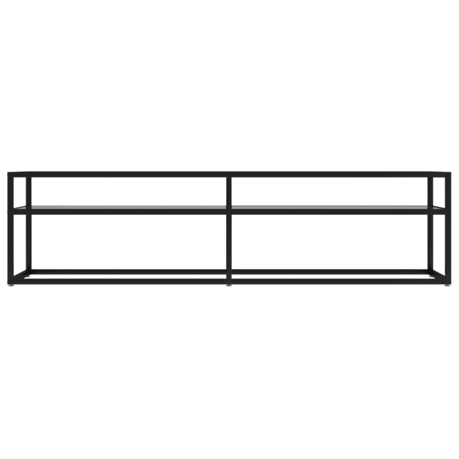 Mueble para TV vidrio templado transparente 160x40x40,5