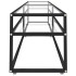 Mueble para TV vidrio templado transparente 220x40x40,5