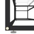Mueble para TV vidrio templado transparente 220x40x40,5