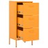 Armario de almacenamiento acero mostaza 42,5x35x101,5