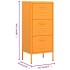 Armario de almacenamiento acero mostaza 42,5x35x101,5