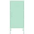 Armario de almacenamiento acero verde mint 42,5x35x101,5