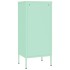 Armario de almacenamiento acero verde mint 42,5x35x101,5