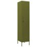 Armario taquilla de acero verde oliva 35x46x180