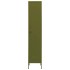 Armario taquilla de acero verde oliva 35x46x180