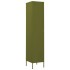 Armario taquilla de acero verde oliva 35x46x180
