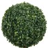 Planta de boj artificial forma de bola con maceta verde 119