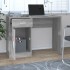 Escritorio con cajón y armario contrachapada 100x40x73