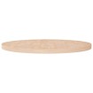 Superficie de mesa redonda madera de roble sin tratar Ø90x4 cm