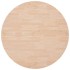 Superficie de mesa redonda madera de roble sin tratar Ø90x4