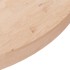 Superficie de mesa redonda madera de roble sin tratar Ø90x4