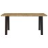 Mesa de comedor madera maciza de acacia 150x90x75