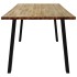 Mesa de comedor madera maciza de acacia 150x90x75