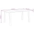 Mesa de comedor madera maciza de acacia 150x90x75