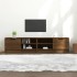 Muebles para TV 2 uds contrachapado marrón roble 80x35x36,5
