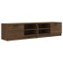 Muebles para TV 2 uds contrachapado marrón roble 80x35x36,5