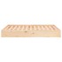 Estructura de cama sin colchón madera maciza 140x190