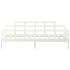 Sofá cama madera maciza de pino blanco 80x200
