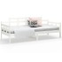 Sofá cama madera maciza de pino blanco 80x200