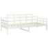 Sofá cama madera maciza de pino blanco 90x190
