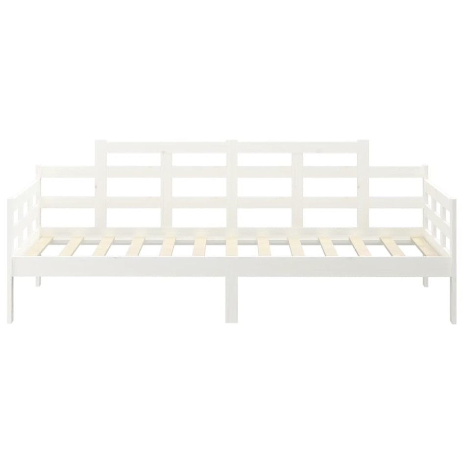 Sofá cama madera maciza de pino blanco 90x190