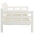 Sofá cama madera maciza de pino blanco 90x190