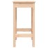 Taburetes altos 2 uds madera maciza de pino 40x40x78