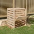 Compostador de madera maciza de pino 63,5x63,5x77,5