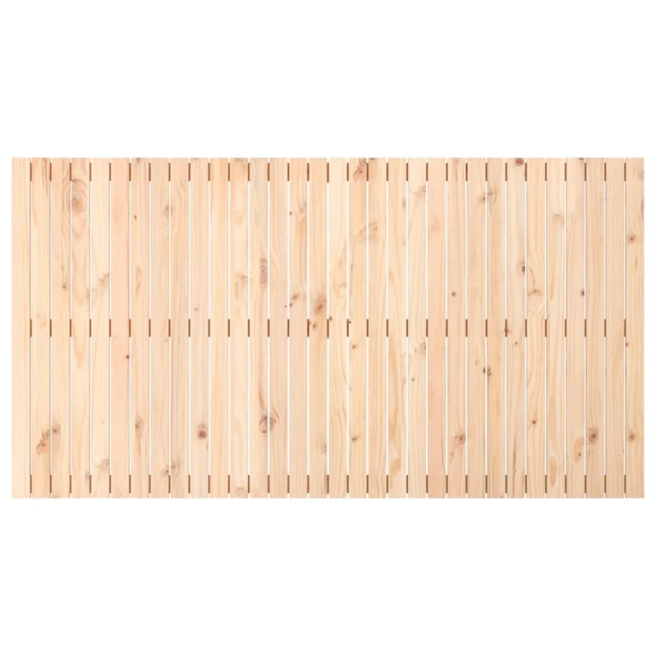 Cabecero de cama de pared madera maciza de pino 204x3x110