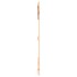 Cabecero de cama de pared madera maciza de pino 204x3x110