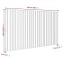 Cabecero de cama de pared madera maciza de pino 204x3x110