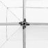Carpa plegable profesional de aluminio blanco 6x3