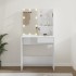 Tocador con LED blanco brillante 74,5x40x141