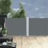 Toldo lateral retráctil gris antracita 140x1000