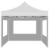 Carpa plegable profesional con paredes aluminio blanco 2x2