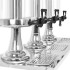 Dispensador de zumo triple acero inoxidable 3 x 8