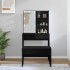 Juego de tocador con LED madera contrachapada