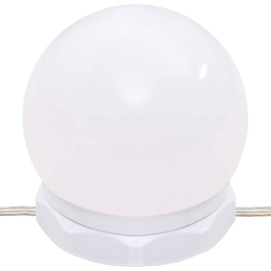 Juego de tocador con LED madera contrachapada