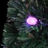 Árbol de Navidad con luces y soporte fibra óptica 240