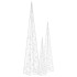 Cono de luz LED decorativo acrílico blanco frío 60/90/120