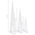 Cono de luz LED decorativo acrílico blanco frío 60/90/120