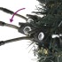 Árbol de Navidad artificial con soporte PVC verde 210
