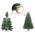 Árbol de Navidad artificial con soporte PVC verde 210