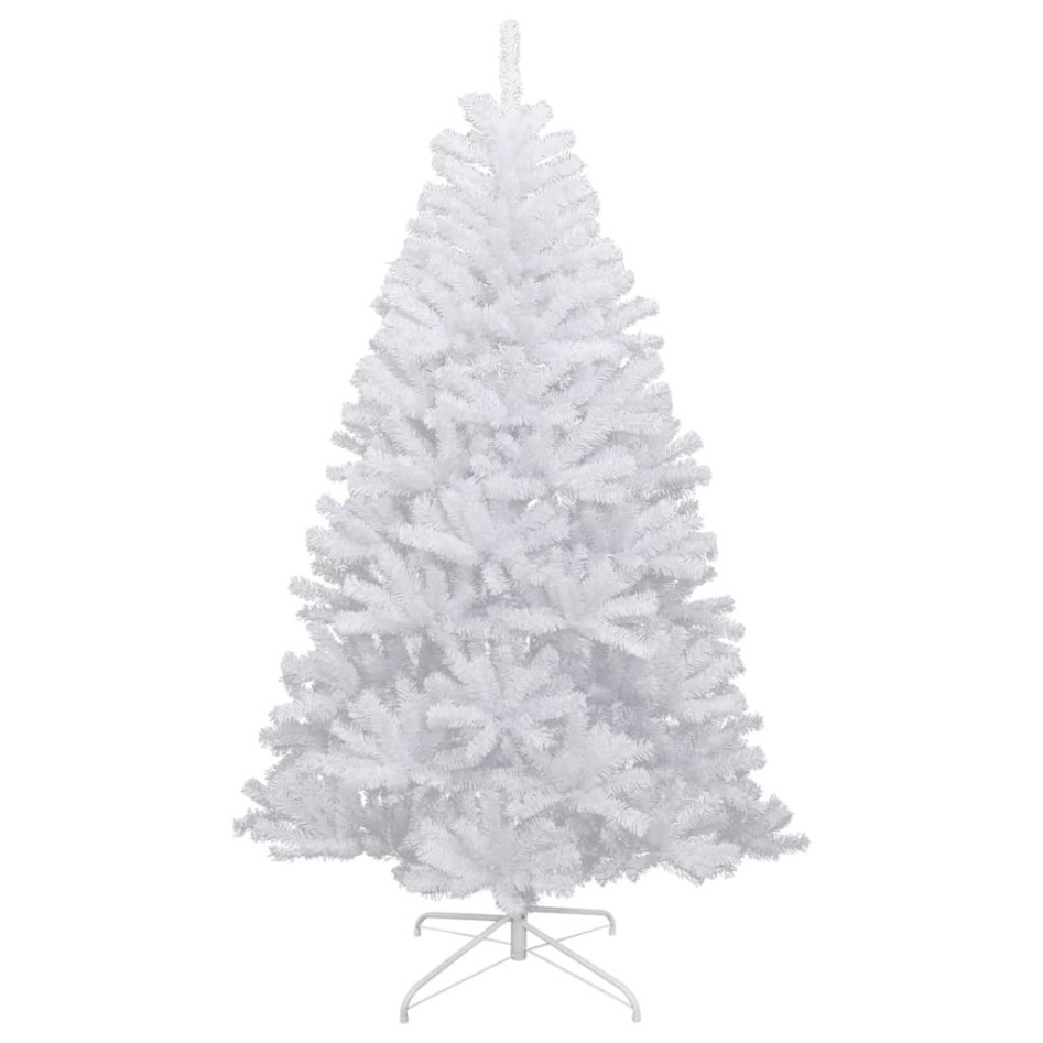 Árbol de Navidad artificial con bisagras y nieve flocada 180
