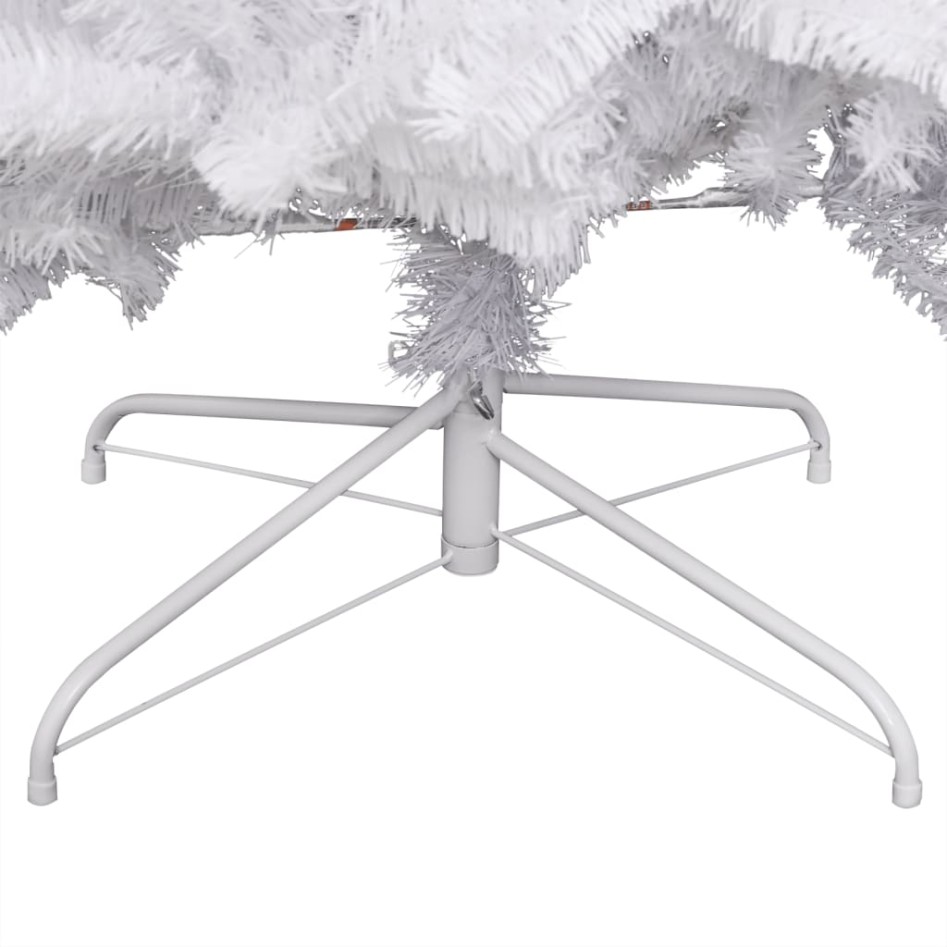 Árbol de Navidad artificial con bisagras y nieve flocada 180